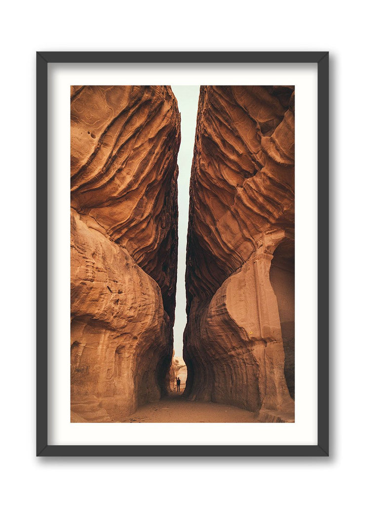 The Siq of Madain Saleh
